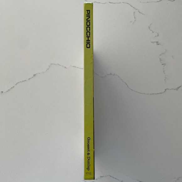 1970 Vintage Pinocchio: A Puppet Storybook | Hardcover | Grosset & Dunlap - Picture 5 of 5